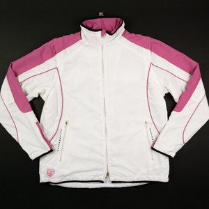 BODY STYLE athletic warm-up jacket with removable sleeves size US 10-12